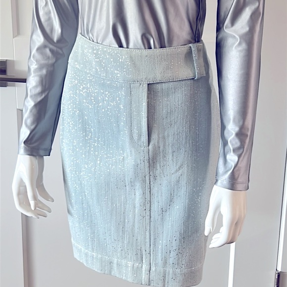 Akris Punto Metallic Sprinkle Skirt - Picture 8 of 12